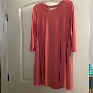 Dress with open back